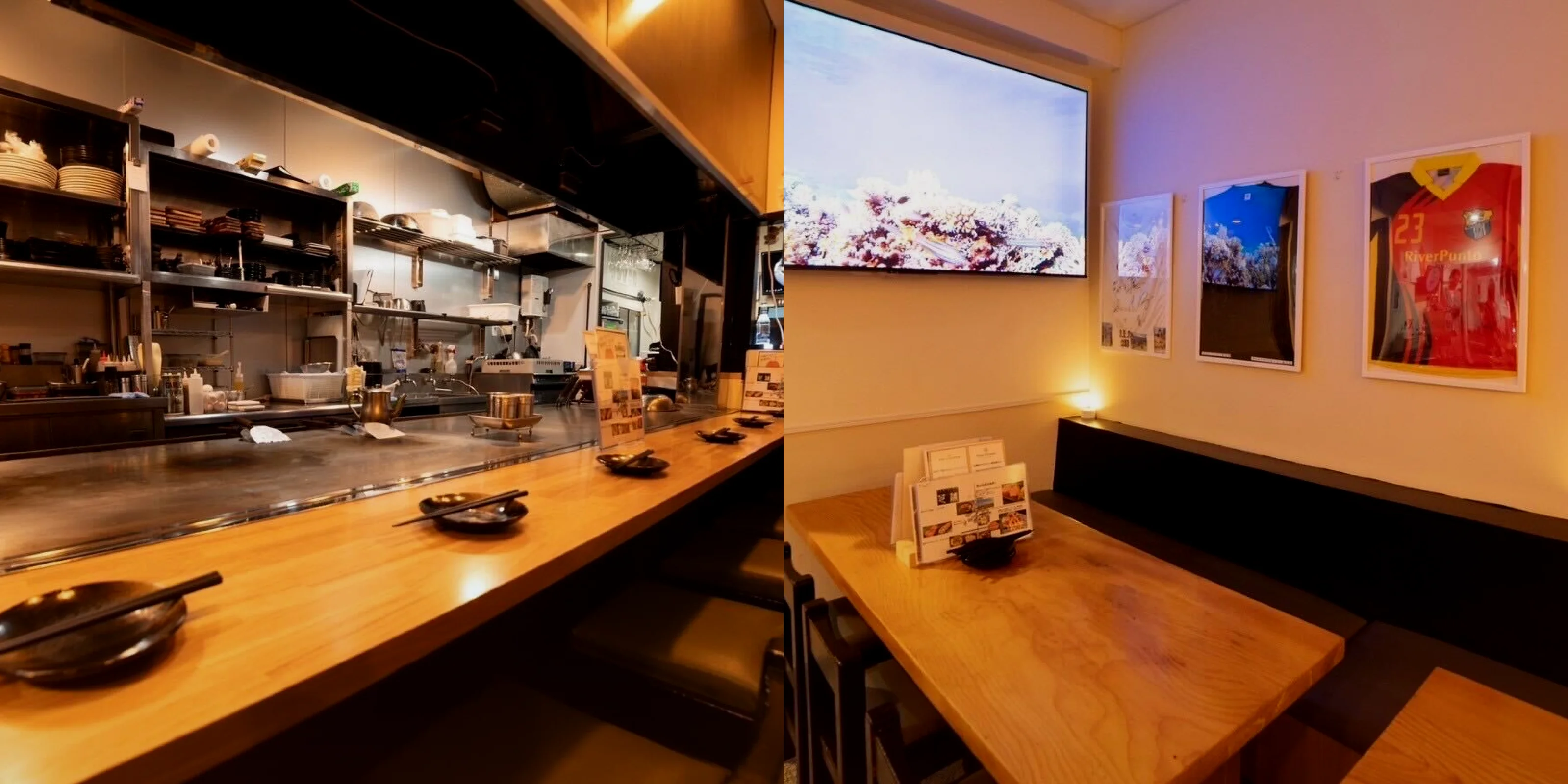 鉄板焼居酒屋 縁 -ENISHI- 公式サイト|鷺沼の鉄板焼き居酒屋です の店内の様子